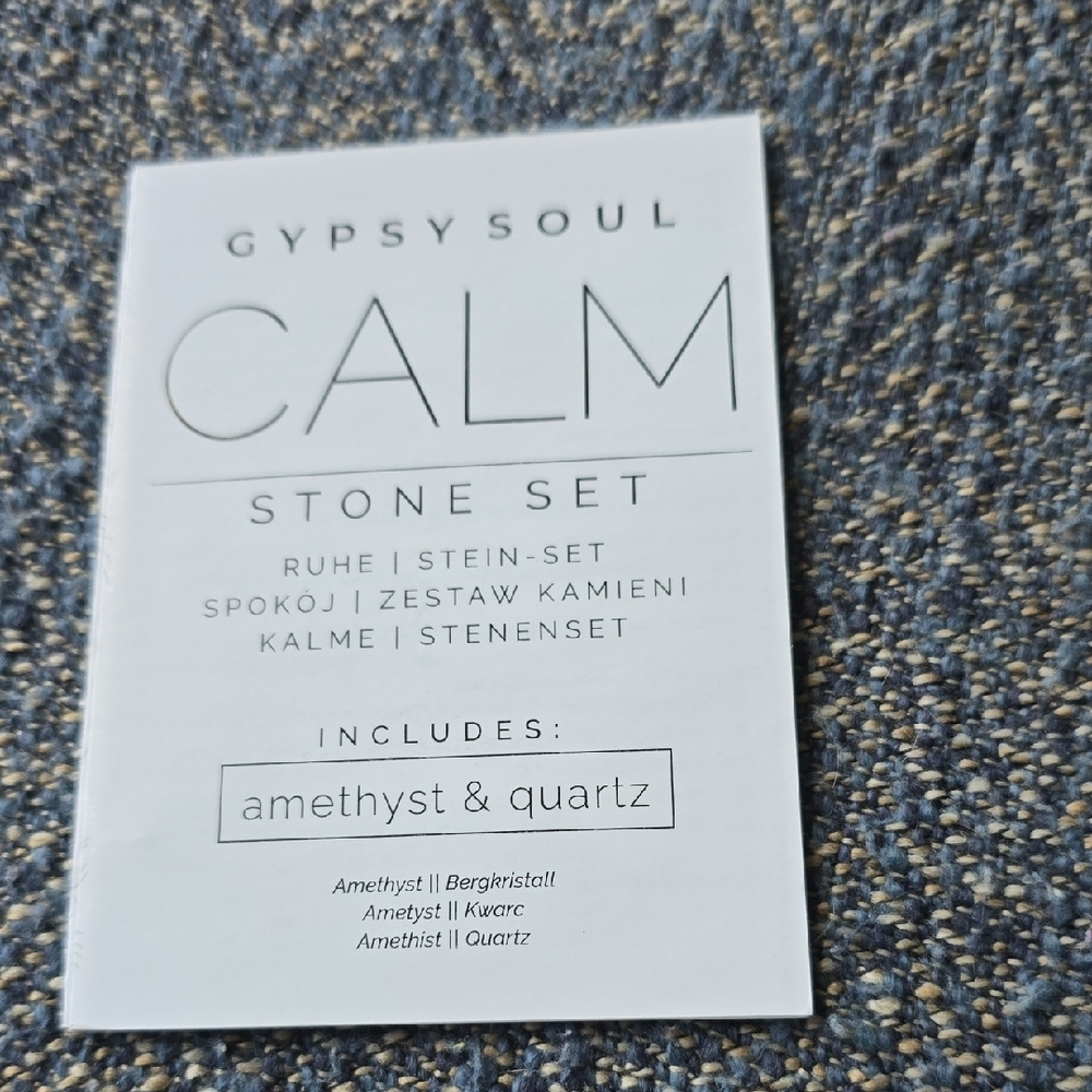 Calm Stone Set - Amethyst & Quartz - Picture 7 of 9